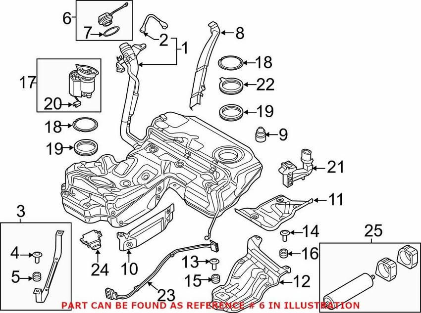 Audi Fuel Tank Cap 4G0201550K