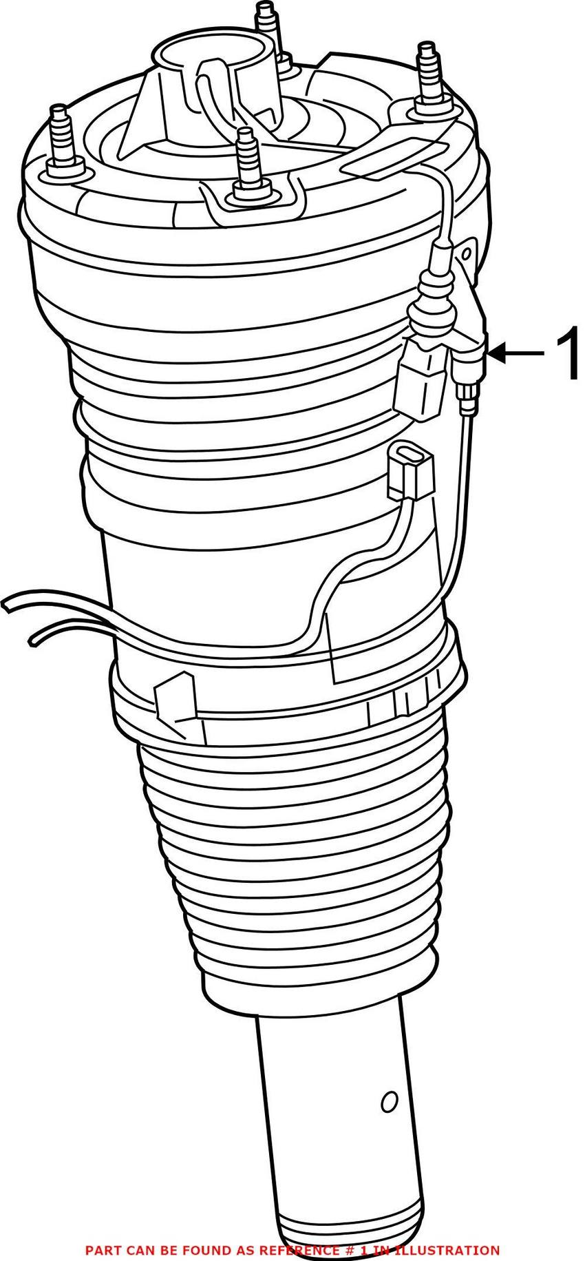 Audi Shock Absorber – Front 4G0616039AL