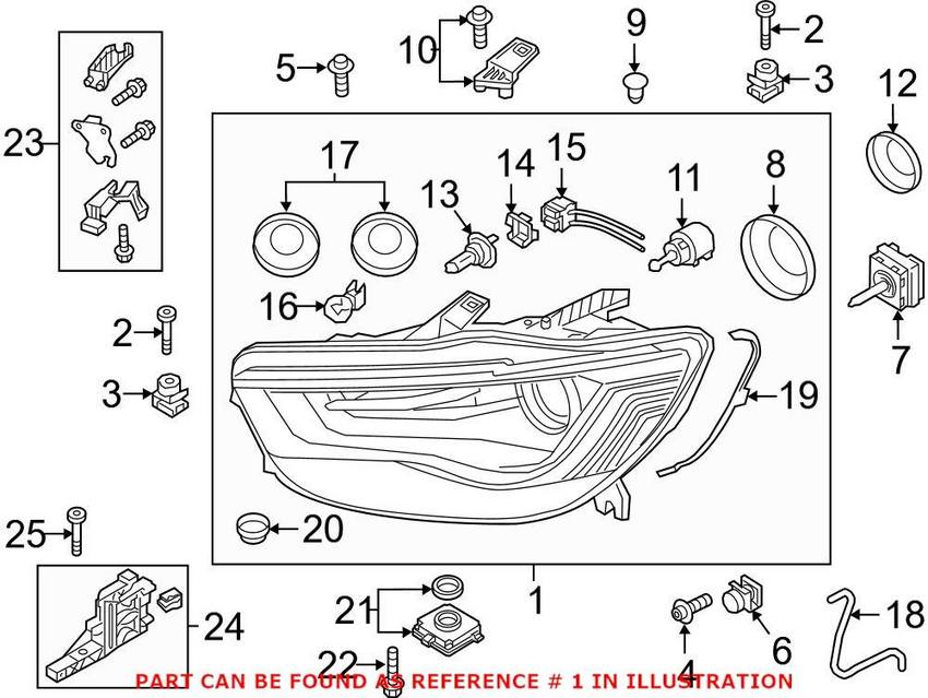 Headlight Assembly – Front Driver Side