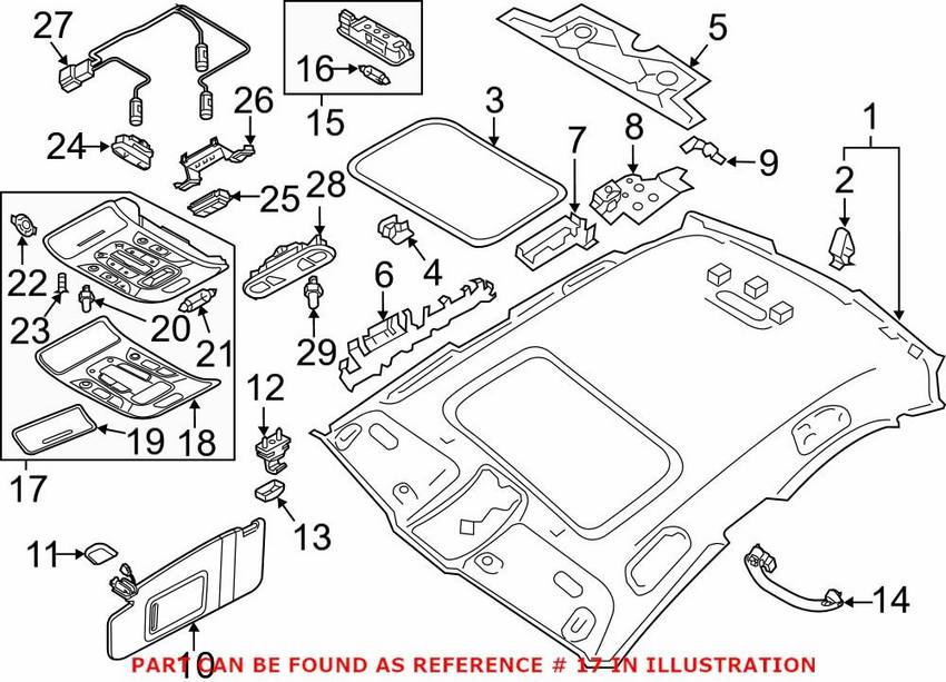 Audi Dome Light 4G0947135E6PS