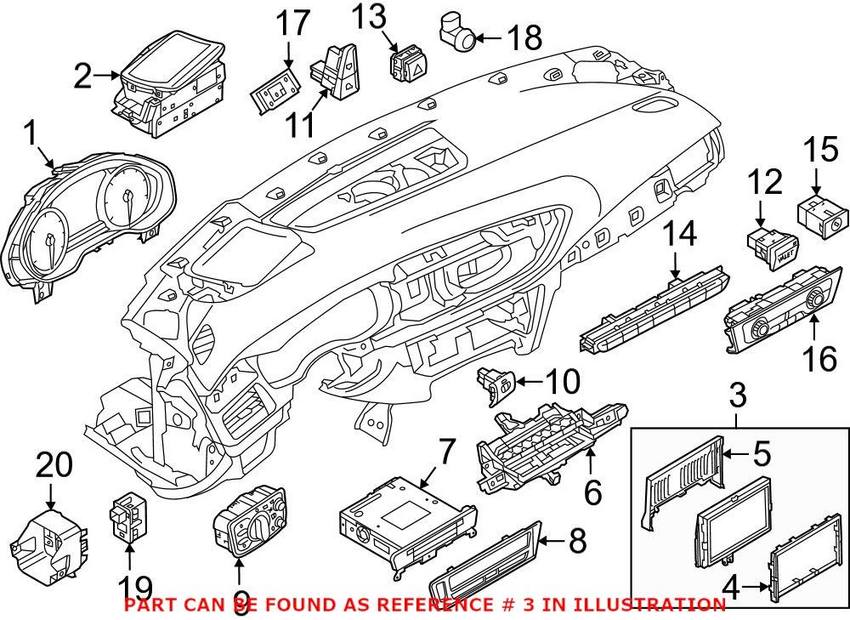 Audi GPS Navigation System 4G5919607D