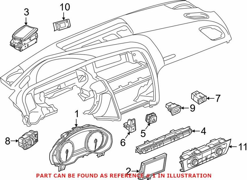 Audi Instrument Cluster 4G8920987T