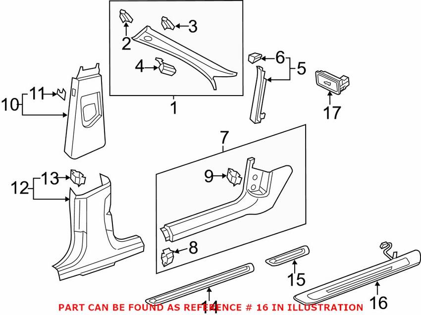 Courtesy Light – Rear Pasenger Side