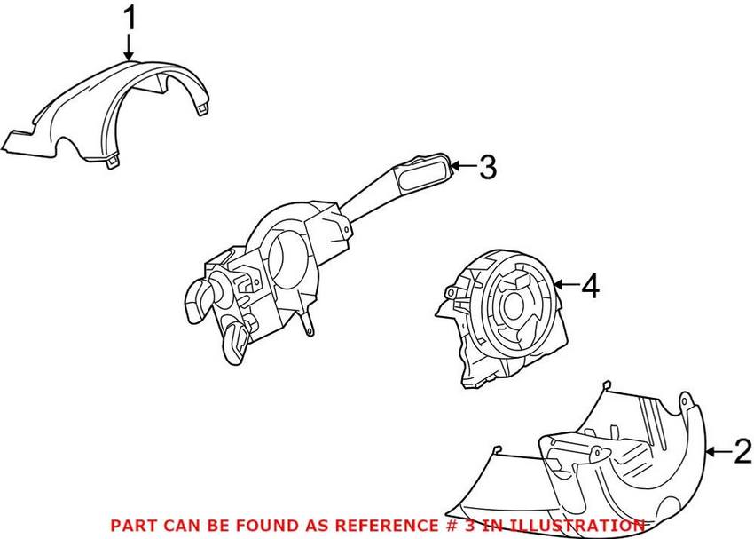 Audi Turn Signal / Combination Lever 4G8953502AA4PK