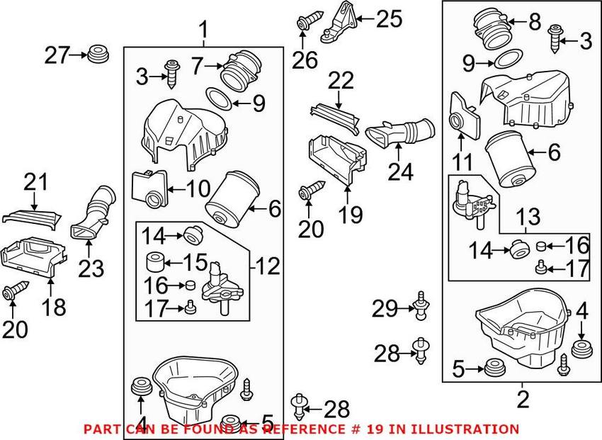 Engine Air Intake Hose – Driver Side