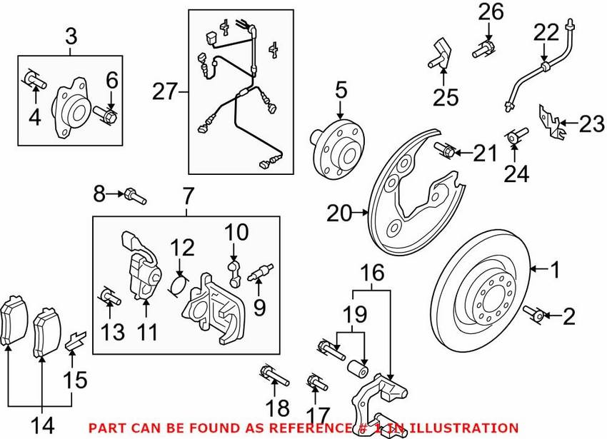 Audi Disc Brake Rotor – Rear