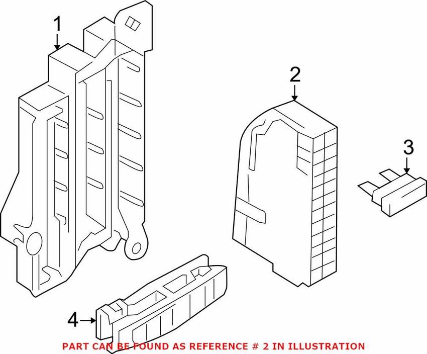 Audi Fuse Holder 4H0941824 – Genuine VW/Audi