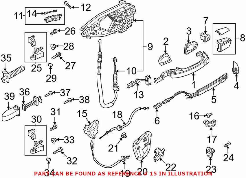 Door Lock Actuator Motor – Rear Driver Side
