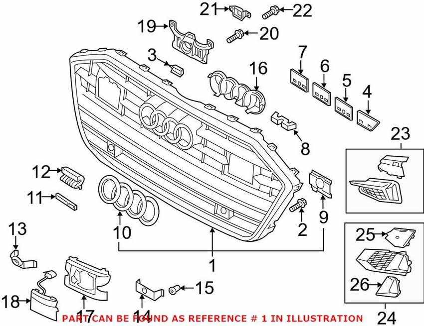 Grille – Front Upper