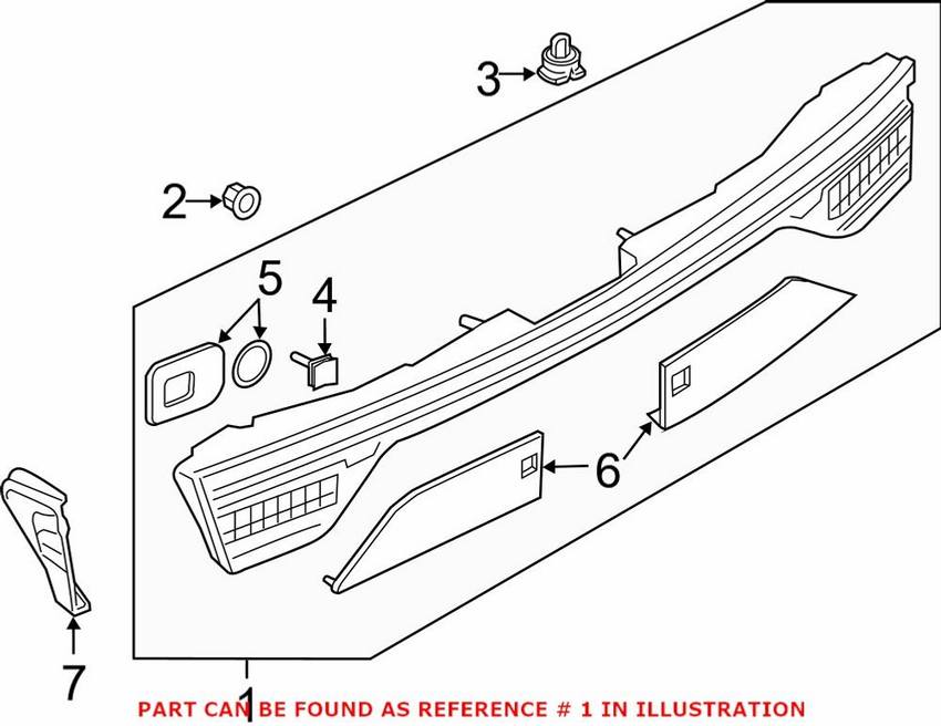 Audi Tail Light Assembly – Center