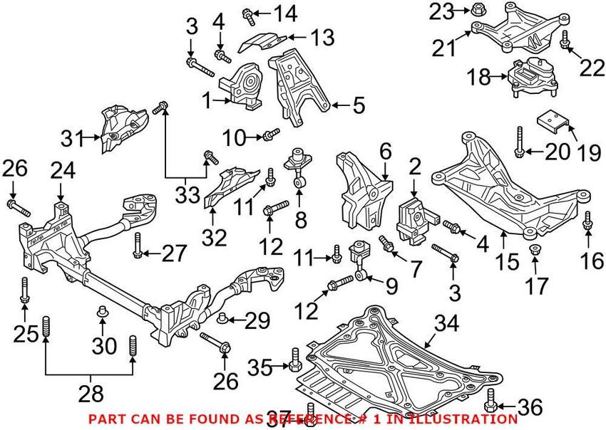 Engine Mount – Passenger Side