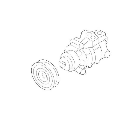 Audi A/C Compressor 4M0816803F – Genuine VW/Audi