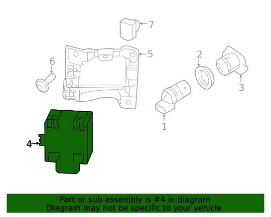 Audi Blind Spot Detection System Warning Sensor – Passenger Side