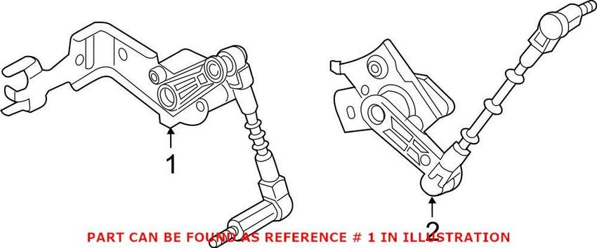 Headlight Level Sensor – Front Driver Side