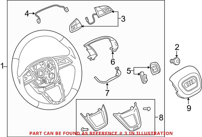 Audi Combination Switch 4M0951523JXHA