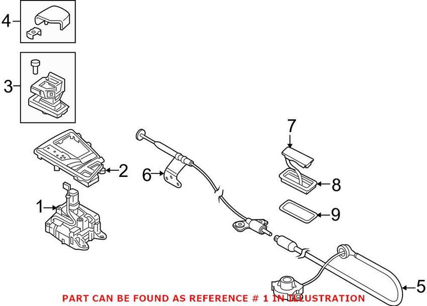 Audi Automatic Transmission Shift Lever