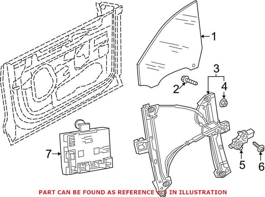 Window Regulator – Front Driver Side