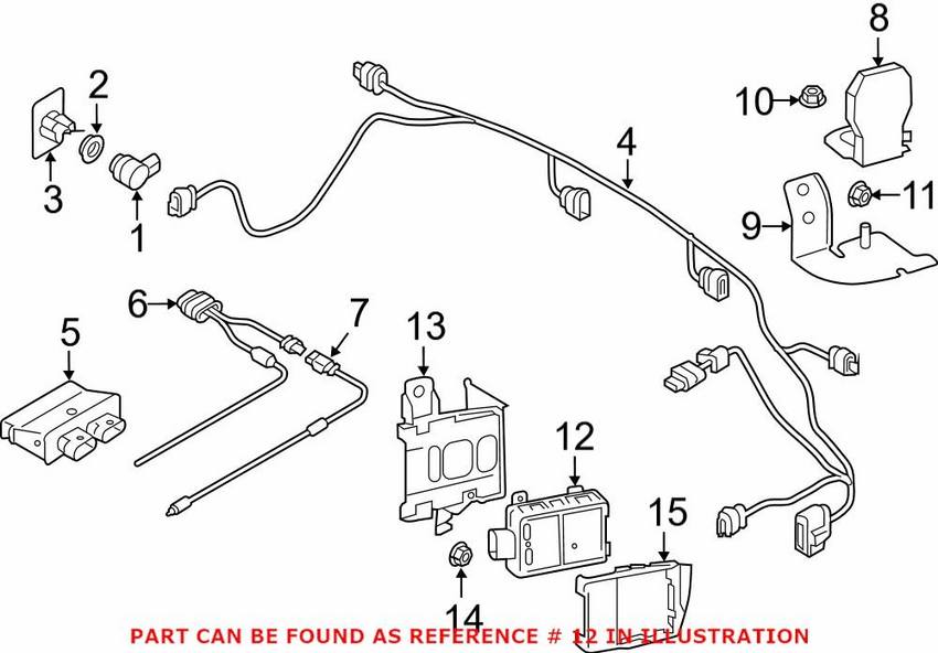 Audi Blind Spot Detection System Warning Sensor