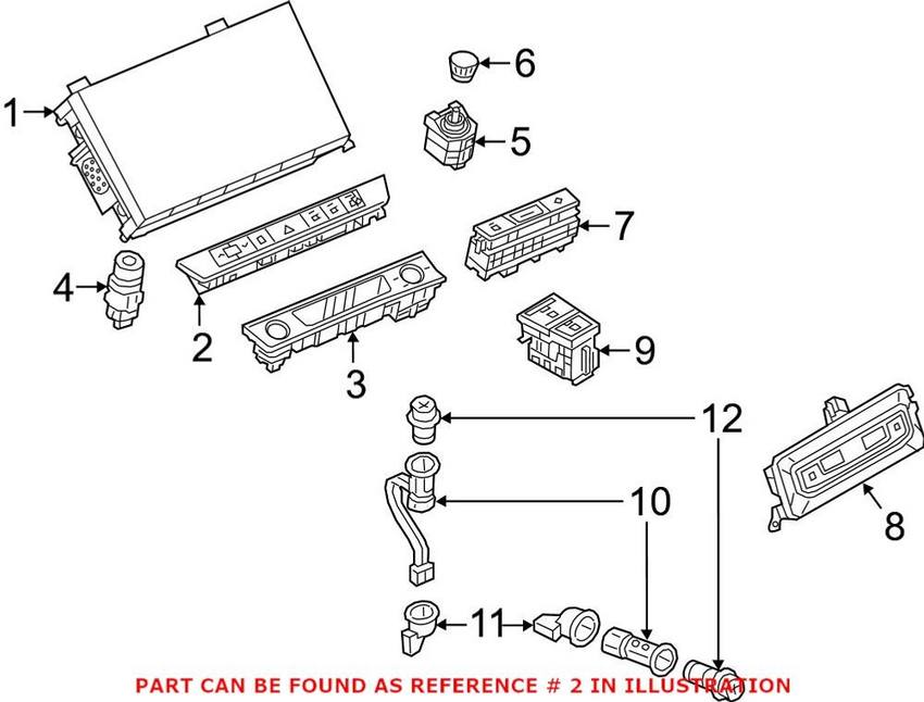 Audi Combination Switch 4N0925301B – Genuine VW/Audi