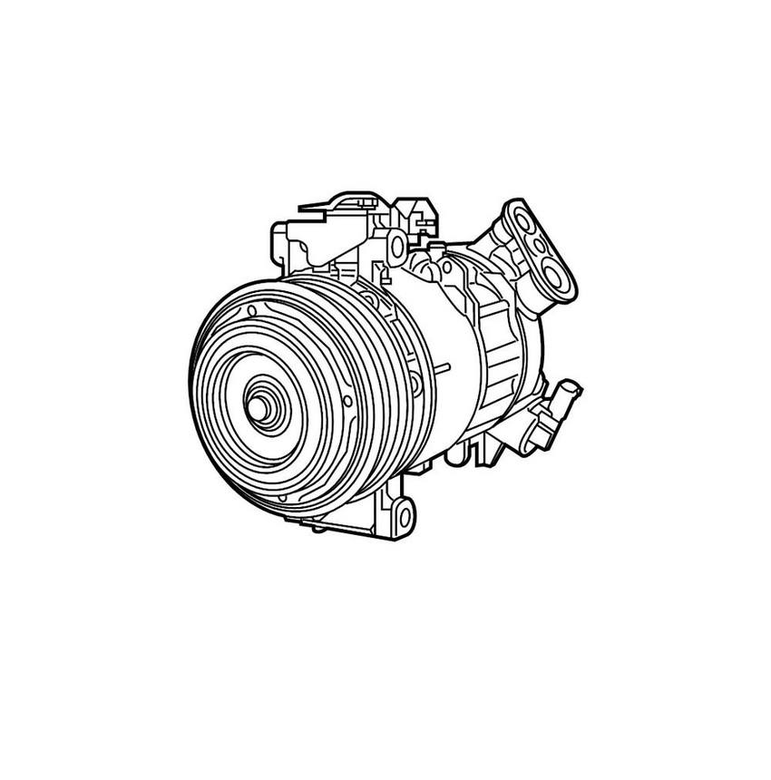 Audi A/C Compressor 4S0260805A