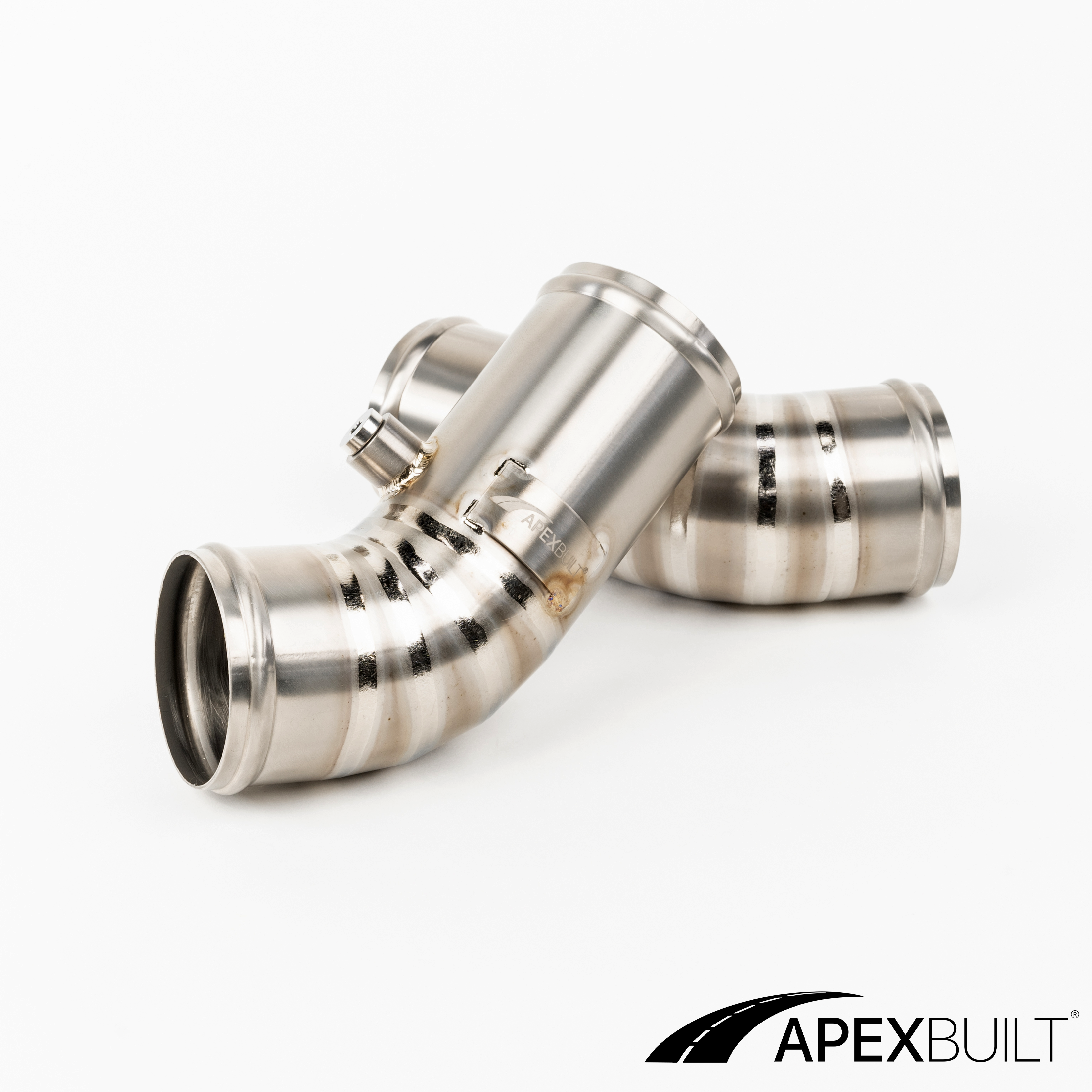 ApexBuilt® BMW F10 M5 & F06/F12/F13 M6 Titanium Charge Pipe Kit (S63TU, 2012-17)