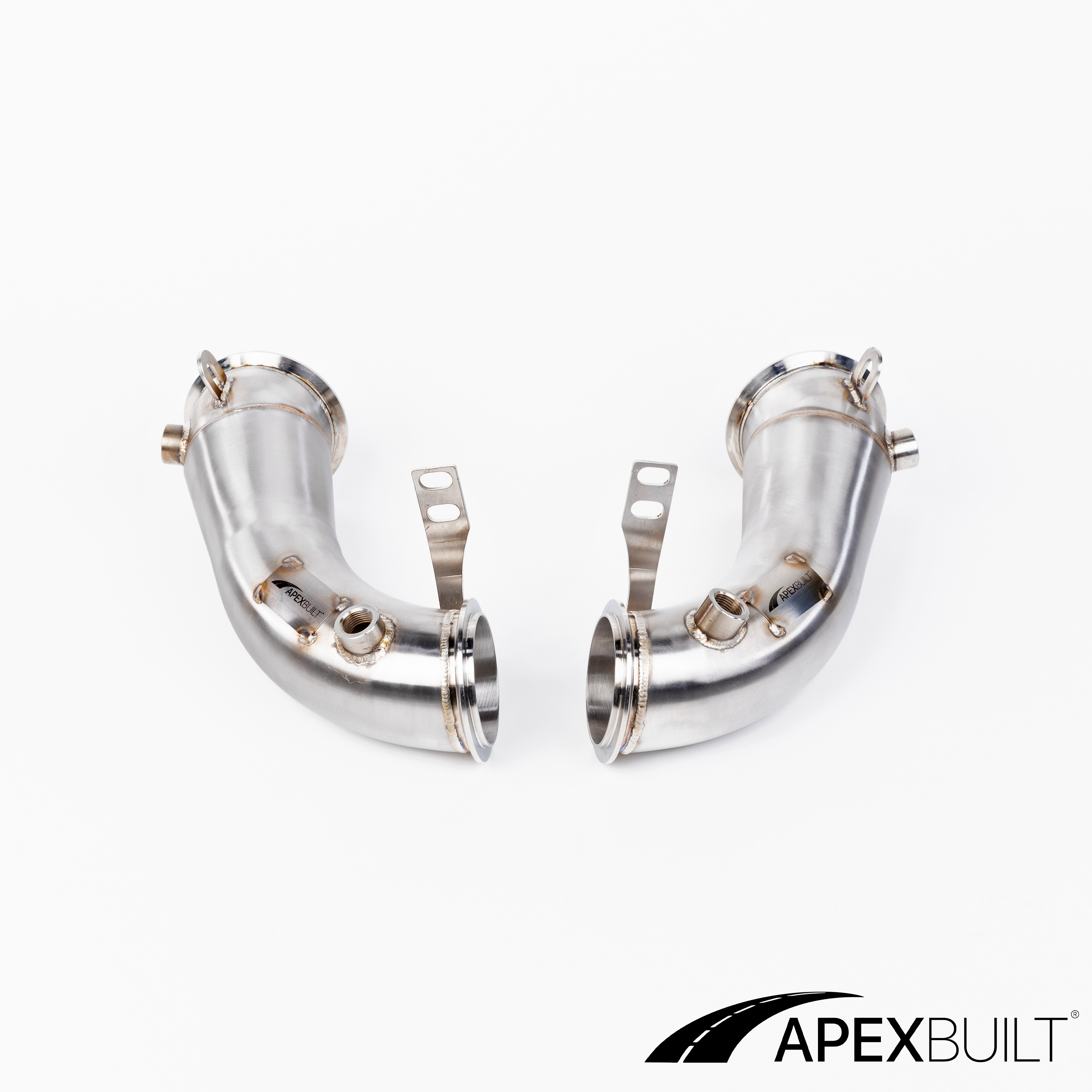 ApexBuilt® BMW F90 M5 & F92/F93 M8 Race Downpipes (S63R, 2018+)