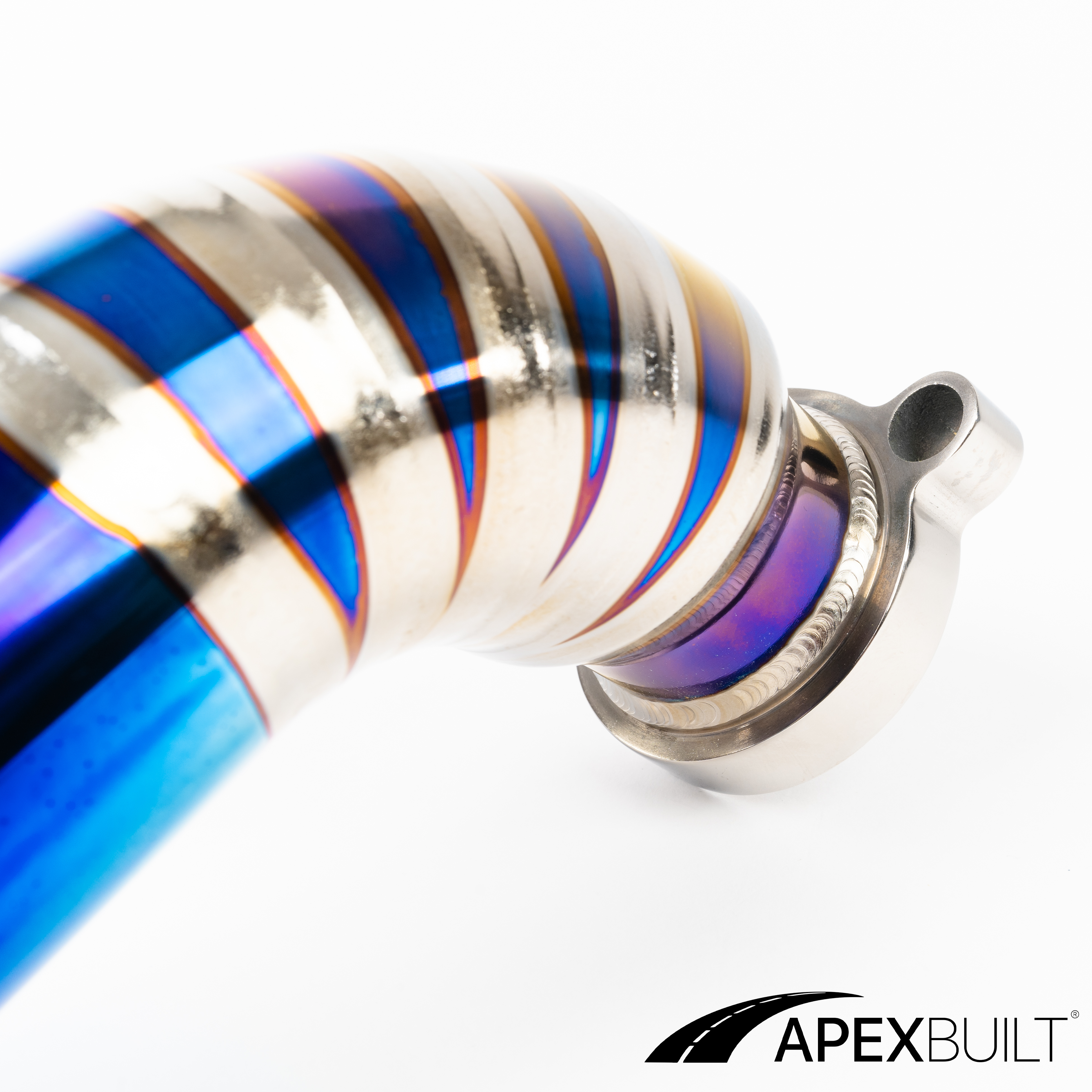 ApexBuilt® BMW F87 M2C, F80 M3, & F82/F83 M4 Titanium Charge Pipe Kit (S55, 2015-20)