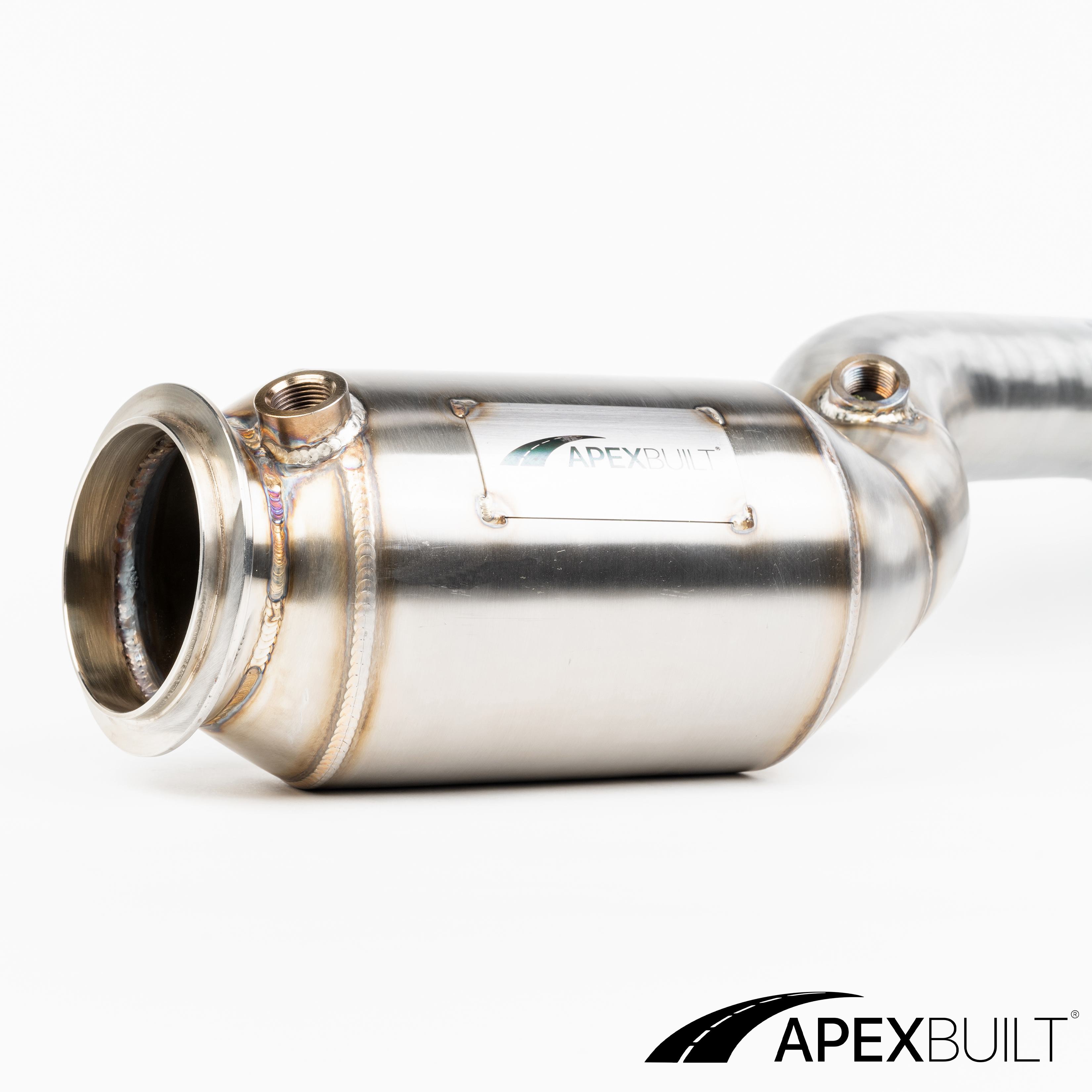 ApexBuilt® BMW F97 X3M & F98 X4M GESI High-Flow Catted Downpipes (S58, 2021+)