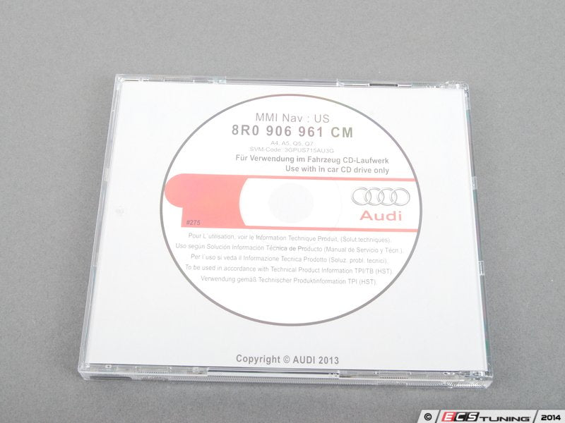 Update CD For Audi MMI System