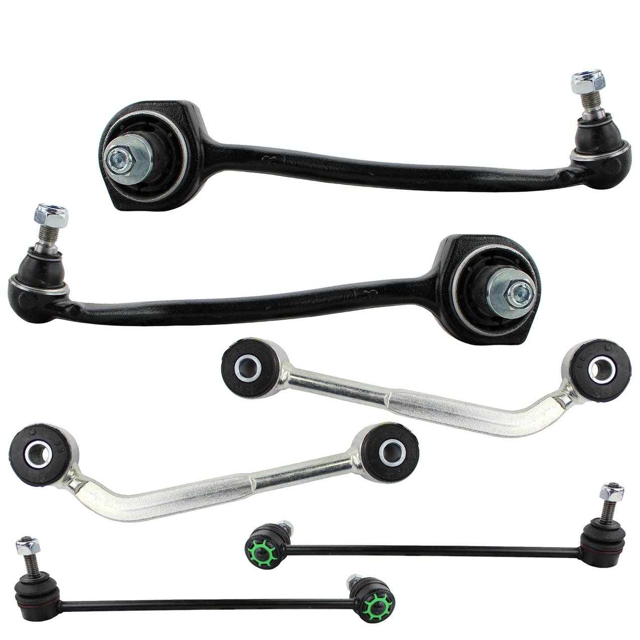 Mercedes-Benz Suspension Control Arm Kit – Front (Lower Rearward Control Arms) (Front and Rear Sway Bar Links)