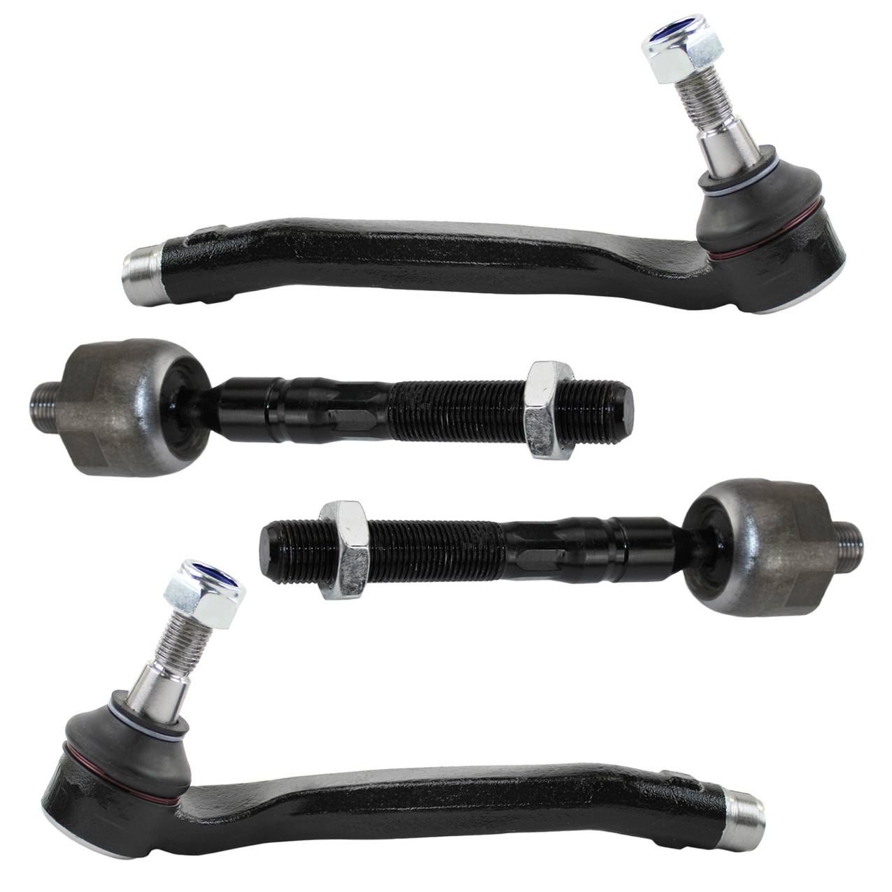 Mercedes-Benz Steering Tie Rod End Kit – Front (Inner and Outer) (Forged Steel)