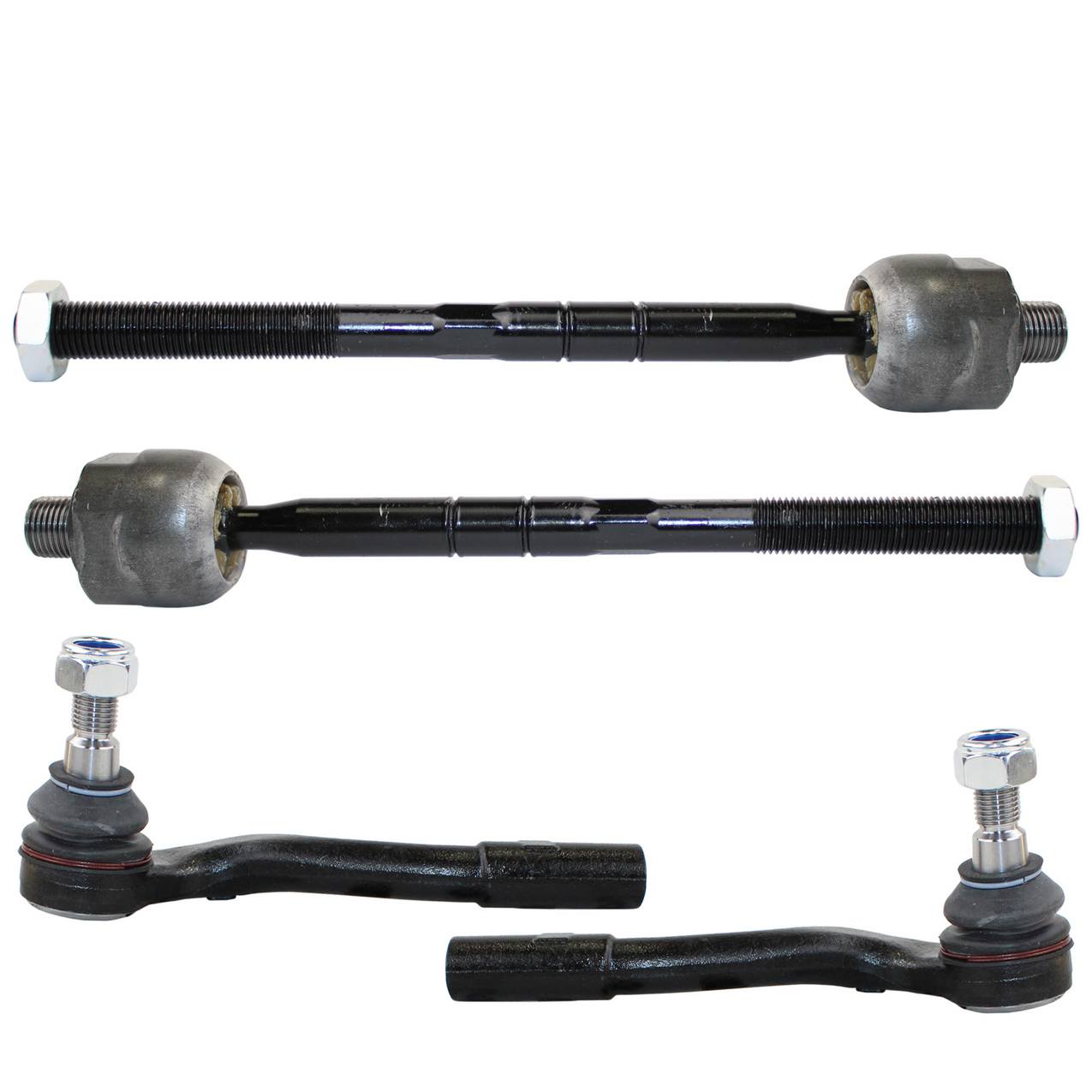 Mercedes-Benz Steering Tie Rod End Kit – Front (Inner and Outer Steering Tie Rod End) (Forged Steel)