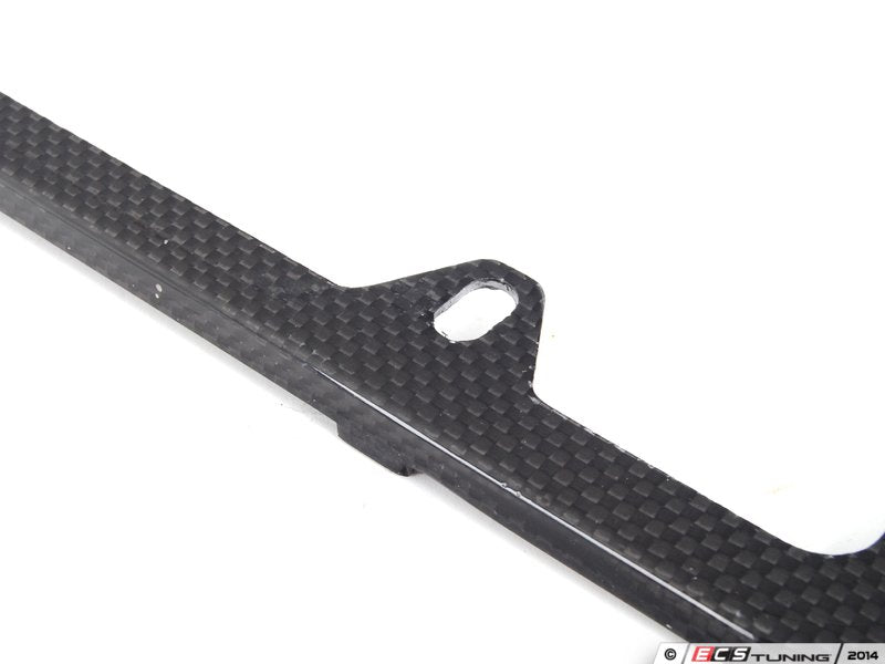 License Plate Frame - Carbon Fiber