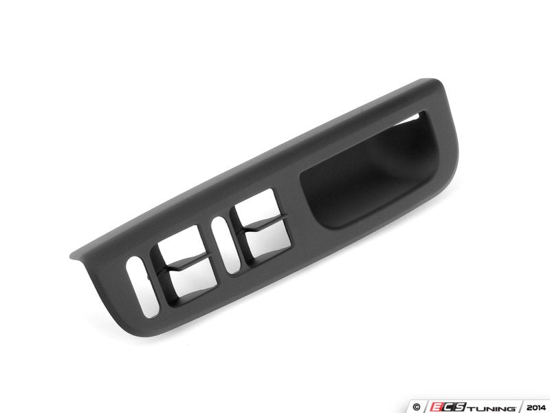 Grab Handle Window Switch Cover - Left (Driver) Satin Black