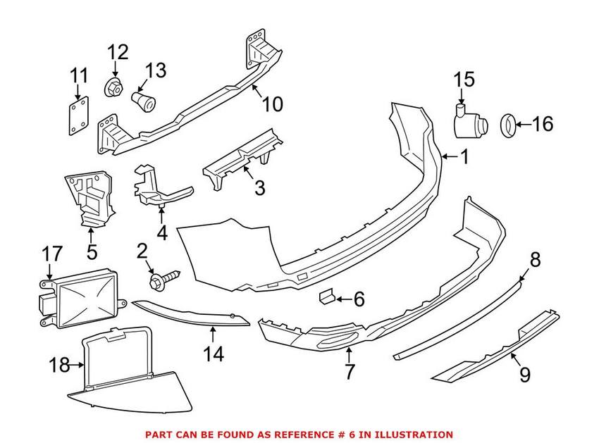 Tow Hook Cover – Rear Passenger Side (Un-painted)