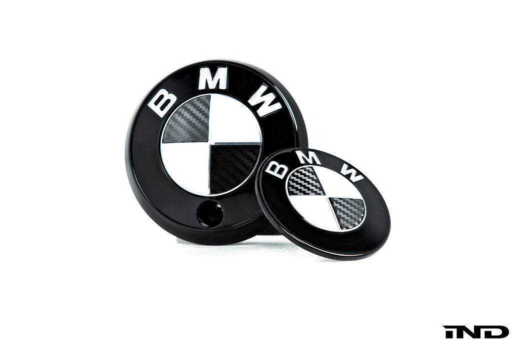 IND Carbon BMW Roundel Set