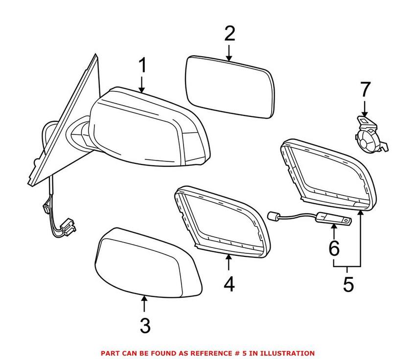 Side Mirror Frame – Driver Side