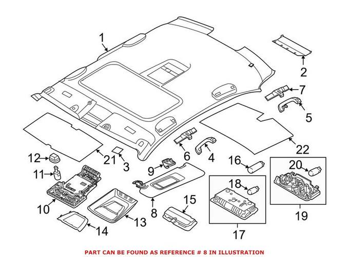 Sun Visor – Passenger Side