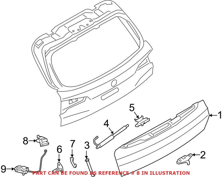 Trunk Lock Actuator Motor – Pasenger Side (Lower)