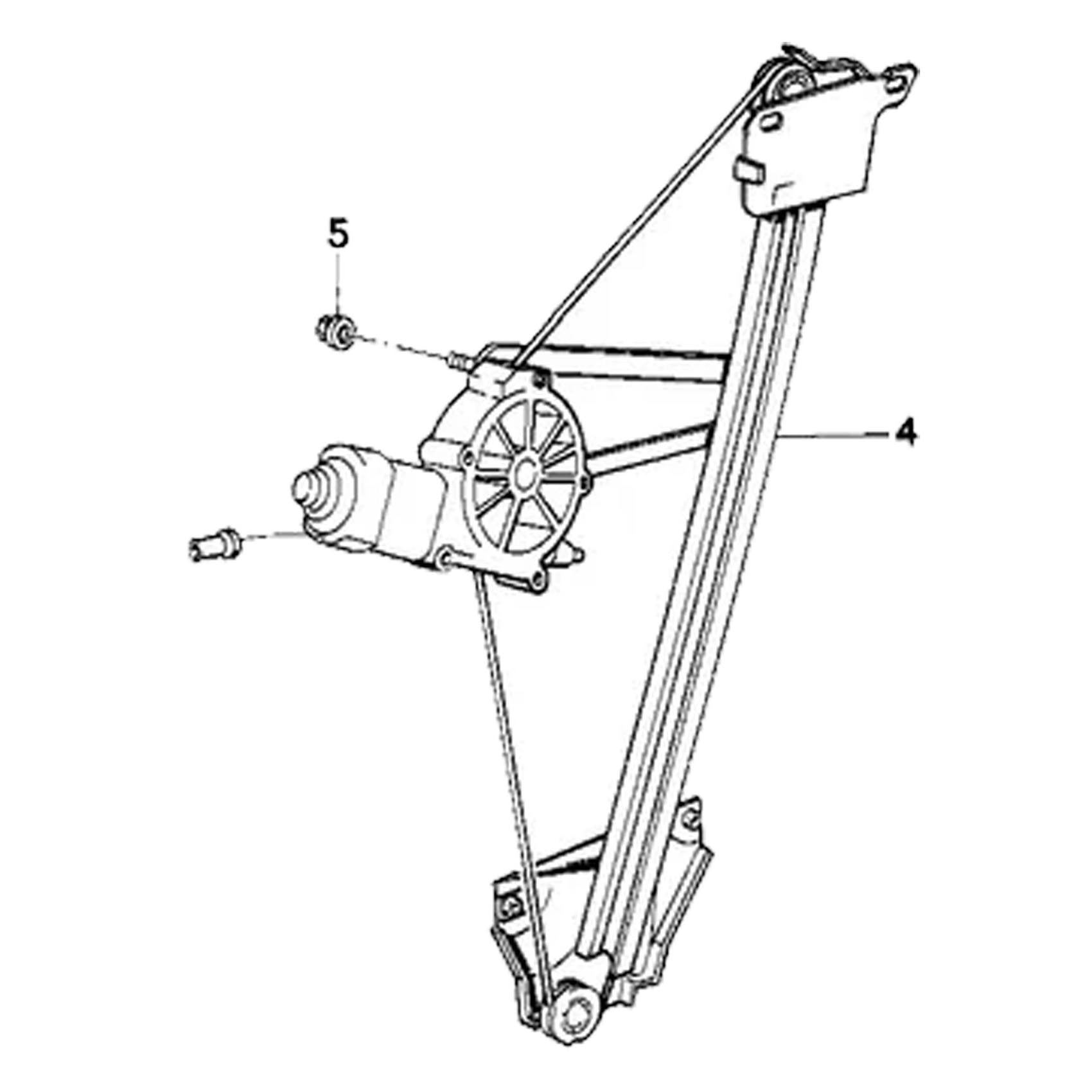 Window Motor – Rear Passenger Side