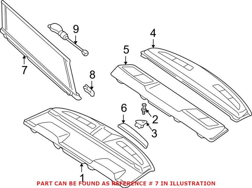 Sun Blind – Rear (Electric)