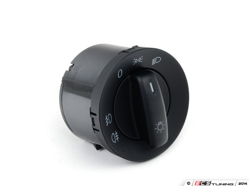 Standard European Headlight Switch - Black