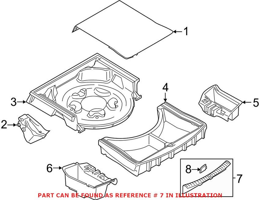 Trunk Trim Scuff Plate – Rear