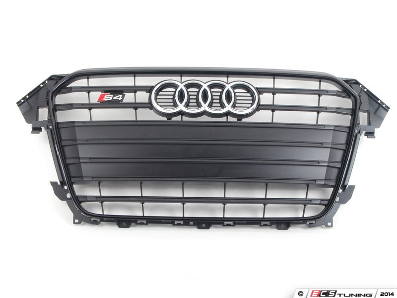 S4 Grille Assembly - Black With satin black Trim