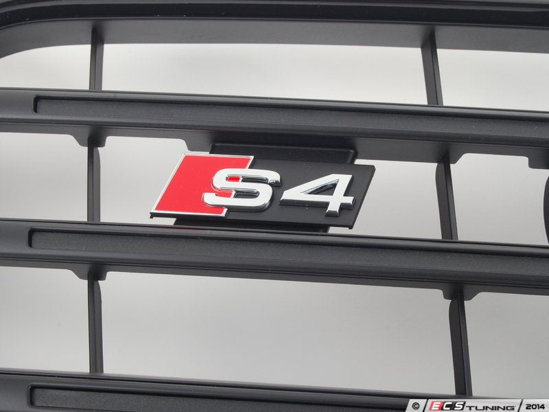 S4 Grille Assembly - Black With satin black Trim