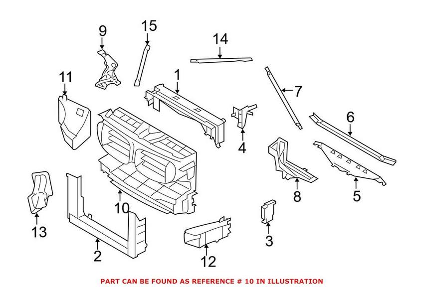 BMW Air Duct – Front 51747183854