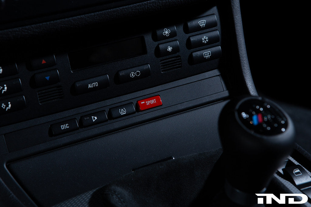 IND E46 M3 Red Sport Mode Button