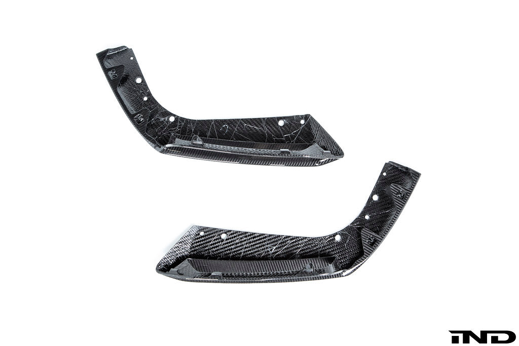 AutoTecknic F95 X5M Pre-LCI Performance Dry Carbon Front Splitter Set