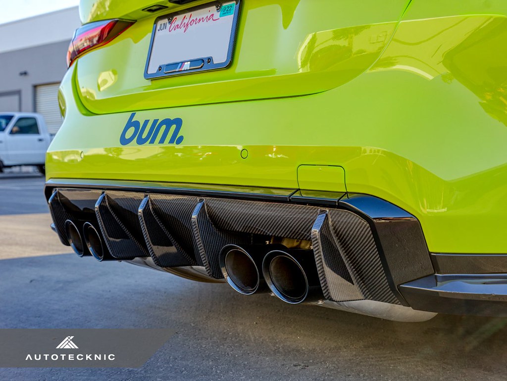 AutoTecknic G8X M3 / M4 Dry Carbon Performante Rear Diffuser