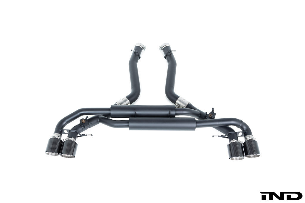 Eisenmann F95 X5M / F96 X6M Black Series Performance Exhaust + Carbon Tip Set - Valved